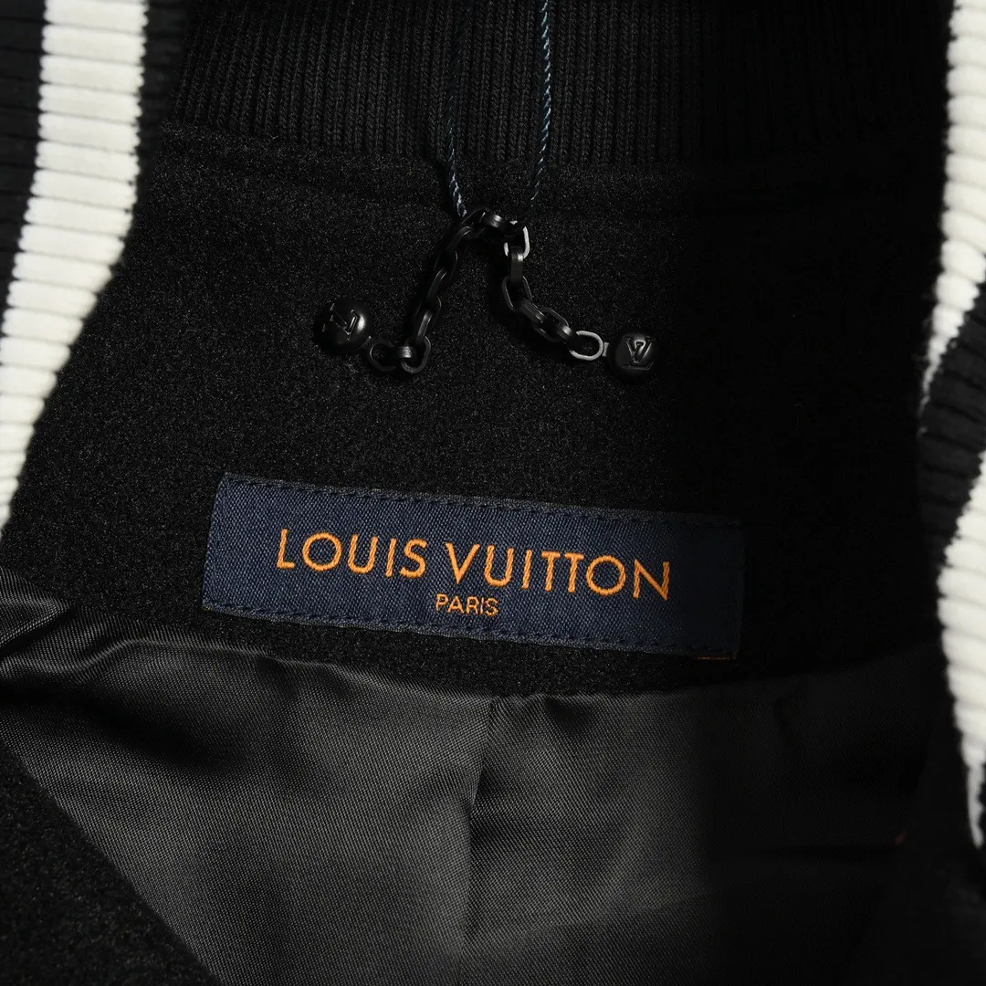 Louis Vuitton & NBA 21Fw joint baseball jacket